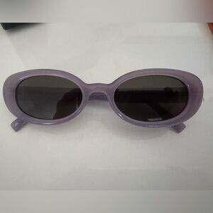 Warby Parker Millie sunglasses purple